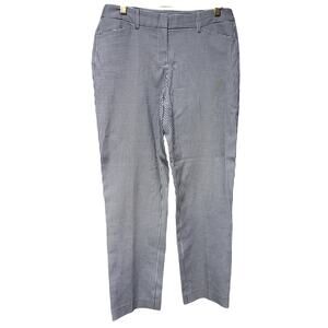 Theory Women’s Izellie S Benson Check Pants Size 6 Made in USA